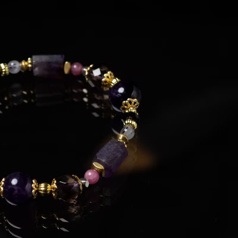 極度自戀 // C1604紫水晶碧璽手鍊