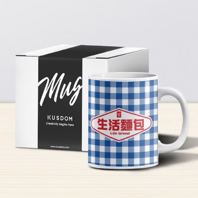 【文藝士多】生活麵包陶瓷杯│情人節/父親節/生日禮物/婚禮