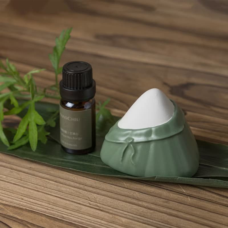 【考生必備】包粽擴香石禮盒/  艾草複方精油 鶯歌燒/ 畢業禮物