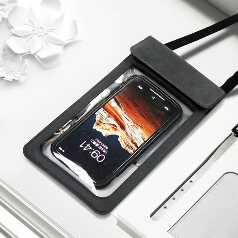 台灣製造 IPX8防水觸控手機袋 皮質 Iphone 全新改版 海邊戲水