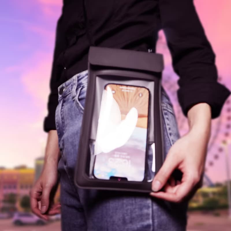 台灣製造 IPX8防水觸控手機袋 皮質 Iphone 全新改版 海邊戲水