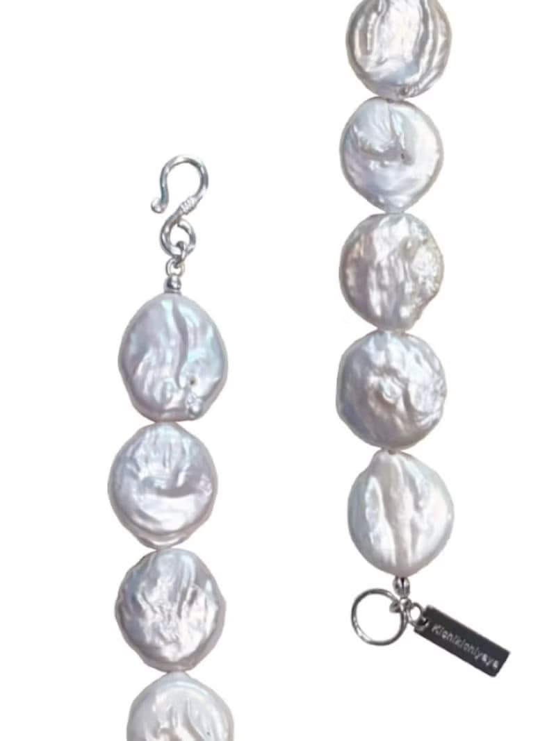 Flat Pearl Bracelet 041