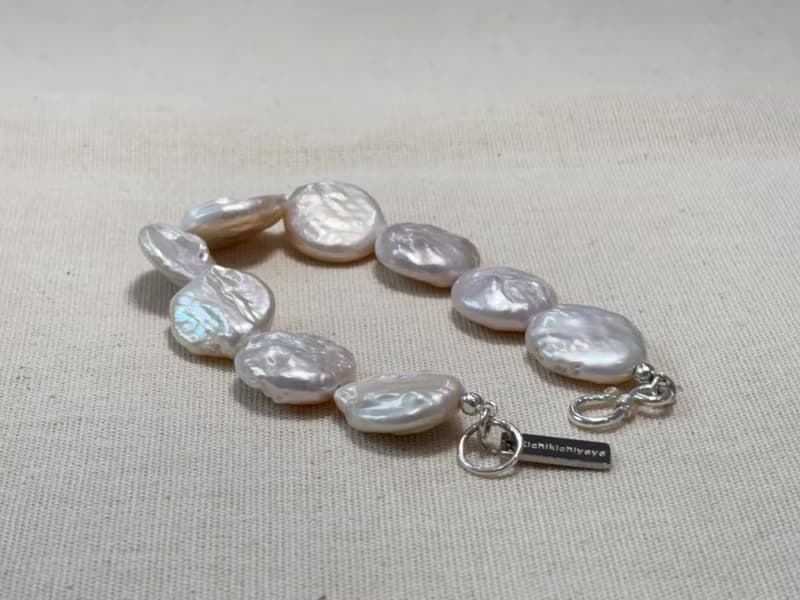 Flat Pearl Bracelet 041