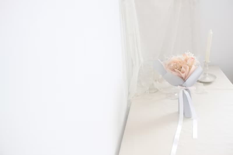 旋轉舞曲青春篇章・優雅裸粉永生玫瑰花束