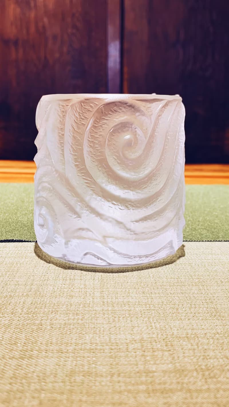 琉璃 行雲流水  茶盅