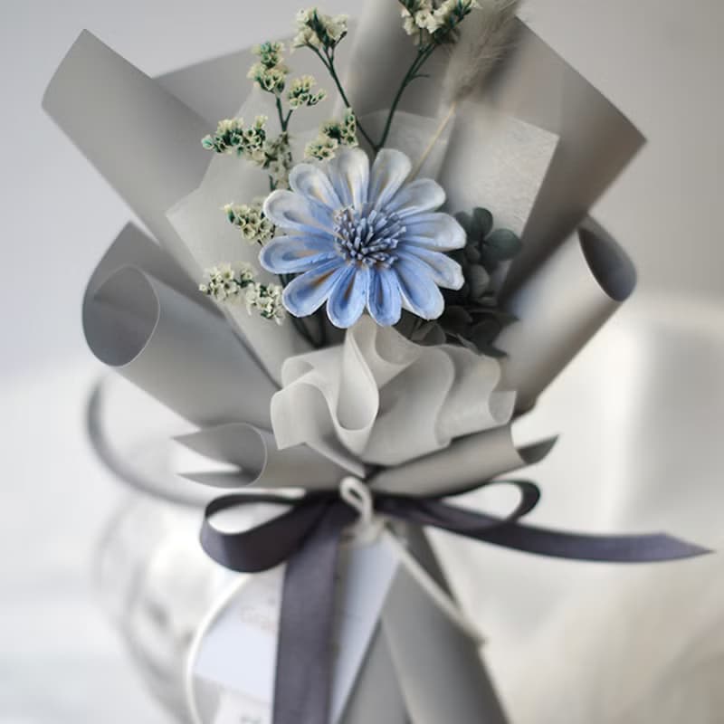 【艸弄Garden Lane Floral】畢業花束-留一抹無悔的青春-個性藍S