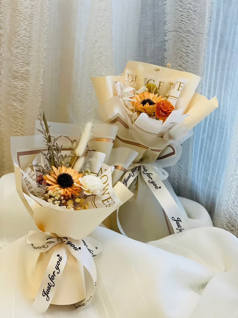 畢業花束 乾燥花束 情人花束