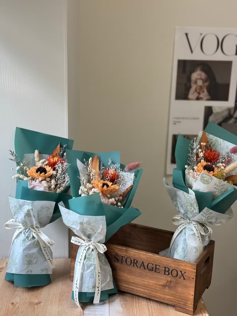 畢業花束 乾燥花束 情人花束