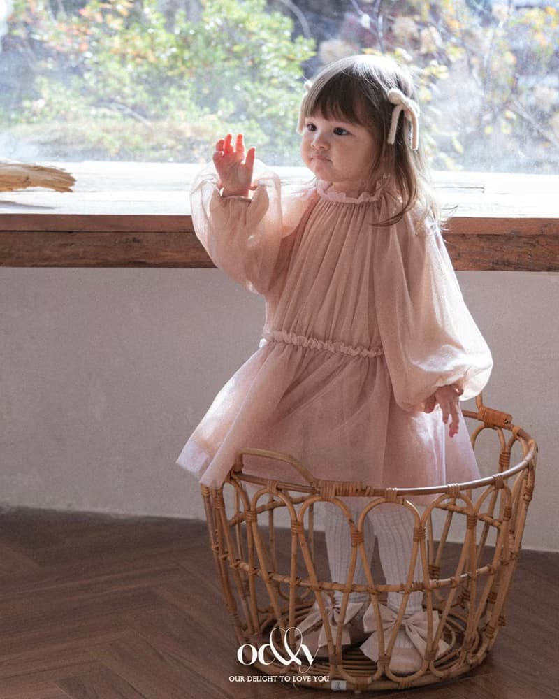 春日蓬蓬裙_米色