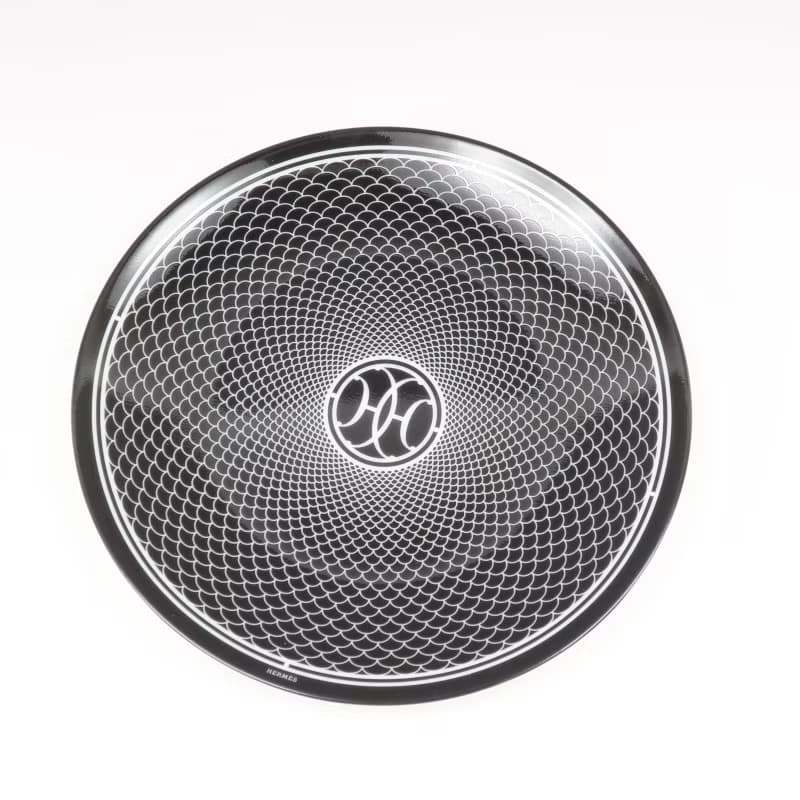 【日本直送】エルメス HERMES アッシュデコ Hデコ 食器 14cm プレート 2枚【未使用】Sランク