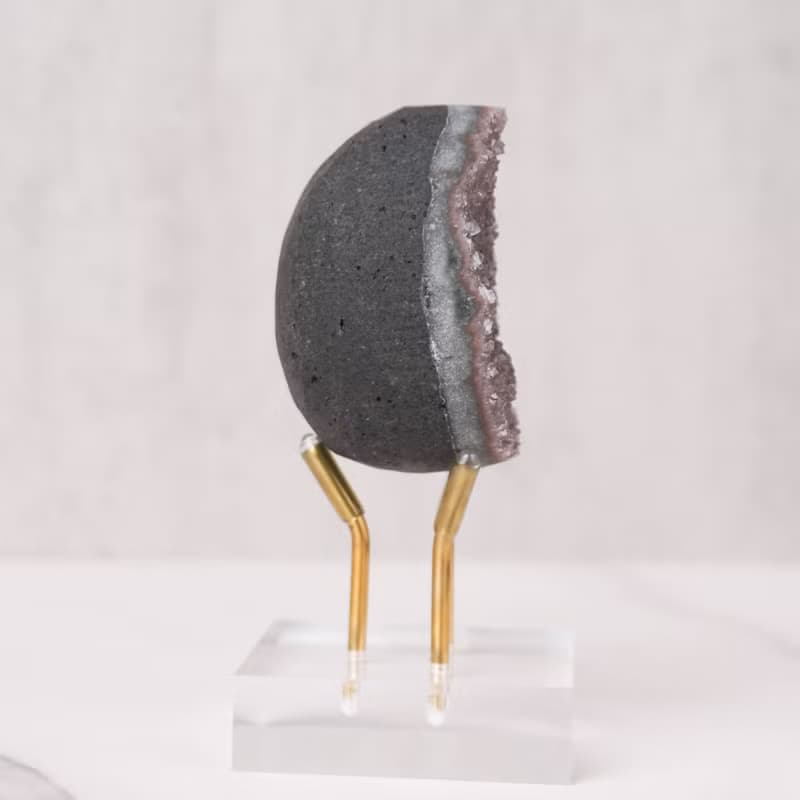 中小型紫晶蛋 // 智慧 財富 // 水晶蛋 水晶擺飾 贈底座