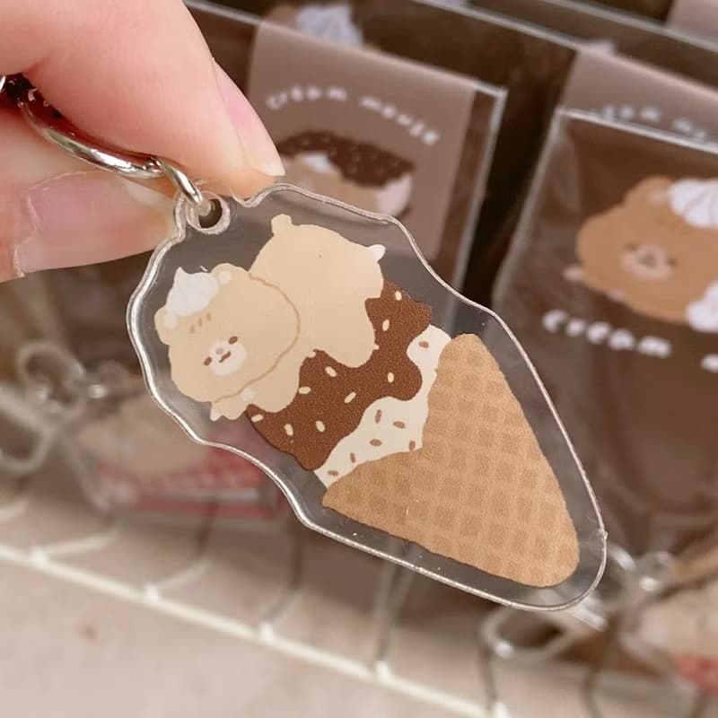 奶油鼠巧克力甜點壓克力小吊飾四代 共5款