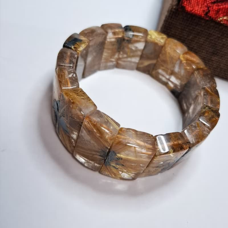 太陽花 招財 鈦晶手排 26mm長 手圍18.5cm 130g 片片對花