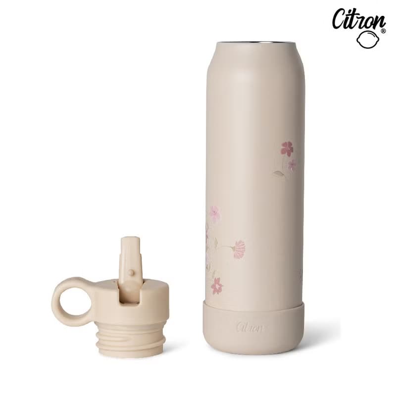 快速到貨【Citron】三層保溫瓶_350ml_典雅花卉