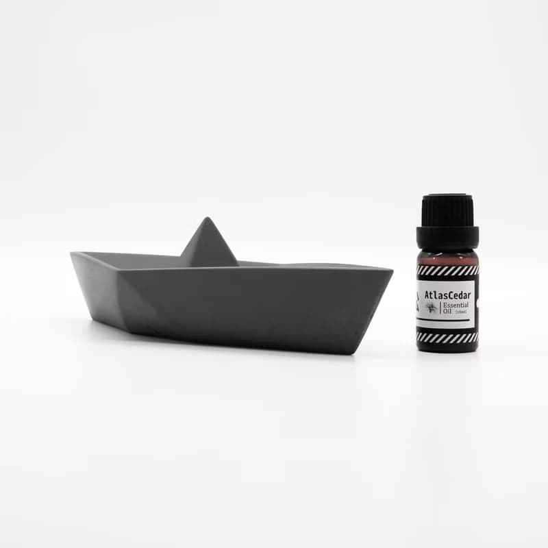 Geometry BOAT Aroma stone I 幾何紙船水泥擴香石 I 附精油－