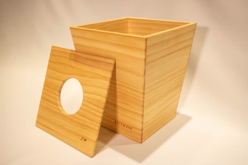 【新品】【非木不可】實木收納桶