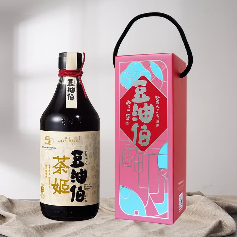 【豆油伯】茶姬釀造醬油500ml(禮盒) / 送禮 自用皆宜