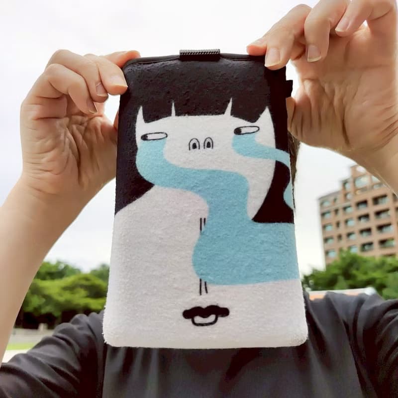 鼻涕X眼淚 手機保護套 交換禮物 創意手機包 手機殼 造型手機包