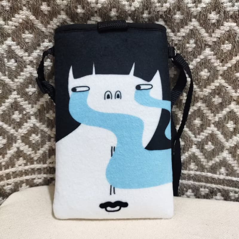 鼻涕X眼淚 手機保護套 交換禮物 創意手機包 手機殼 造型手機包