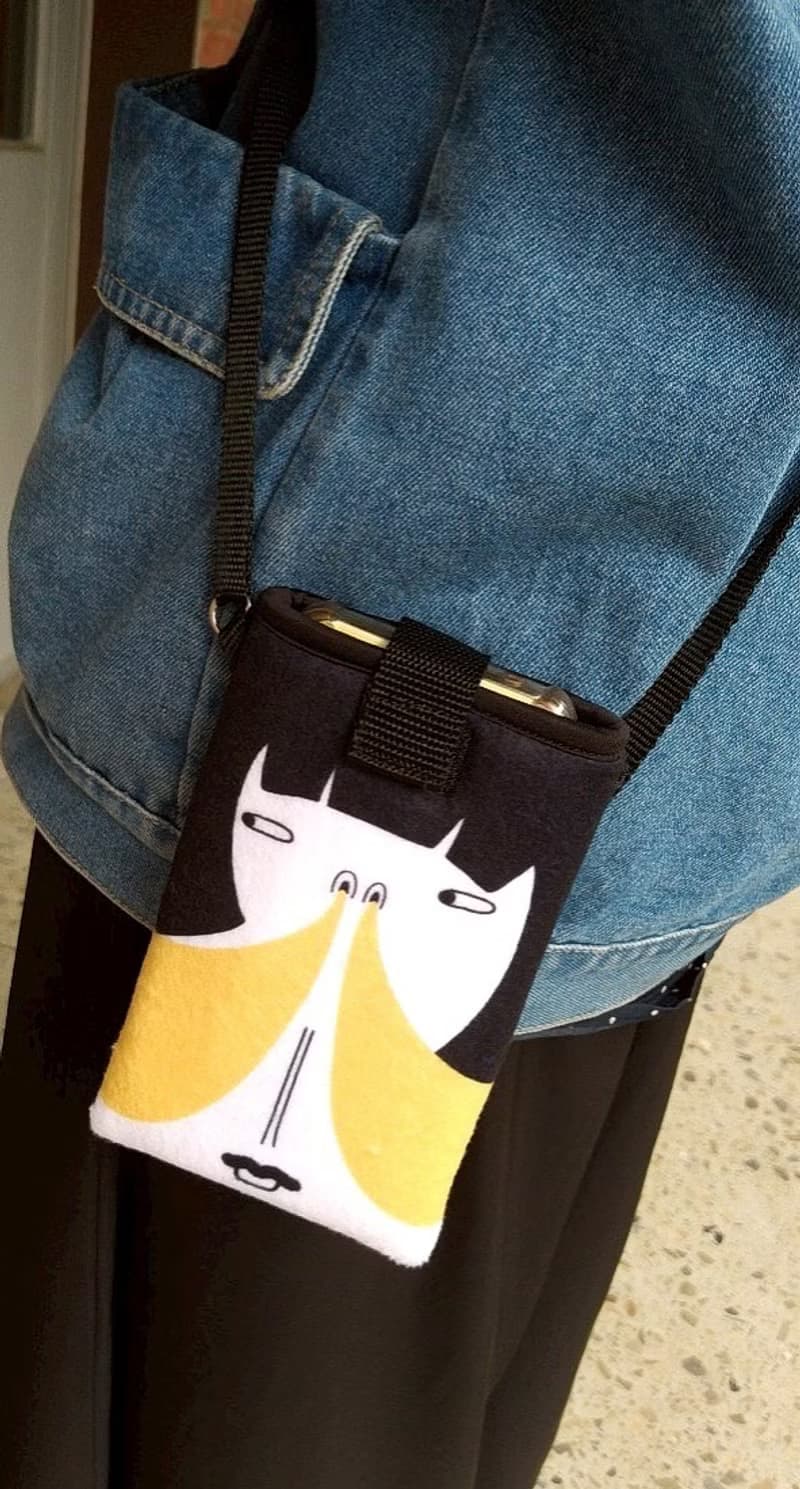 鼻涕X眼淚 手機保護套 交換禮物 創意手機包 手機殼 造型手機包