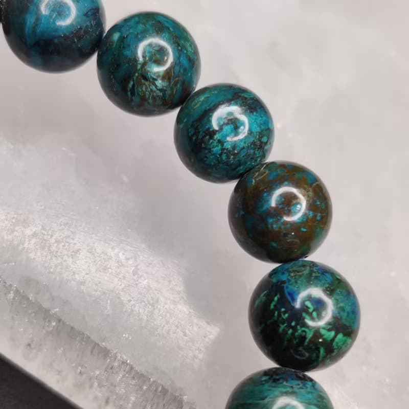 【訂製品】藍銅礦 Azurite 手串 手鍊 天然水晶 水晶手鍊 7-12mm