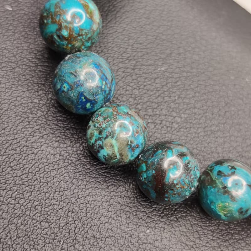 【訂製品】藍銅礦 Azurite 手串 手鍊 天然水晶 水晶手鍊 7-12mm