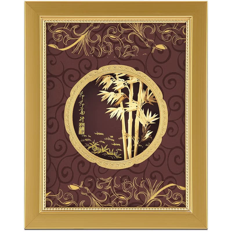 節節高升│金箔畫│同事升遷、長官升職、開市開業禮│畢業禮物