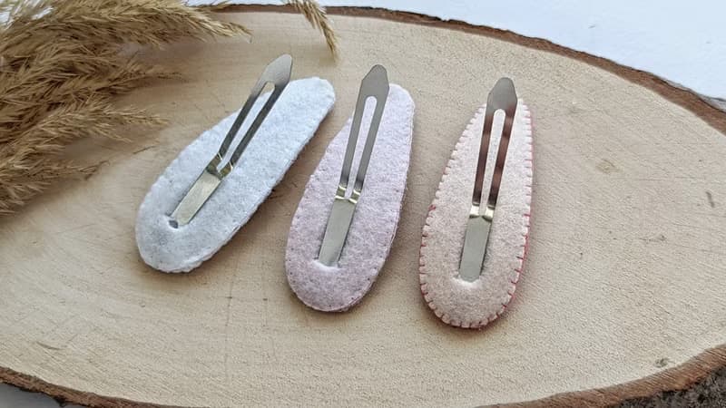 刺繡髮夾、花朵嬰兒髮夾、髮飾、森林珠寶