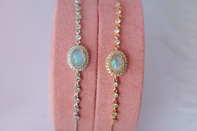 Natural Opal Bracelet Silver925.