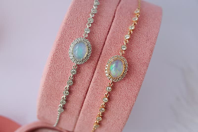 Natural Opal Bracelet Silver925.