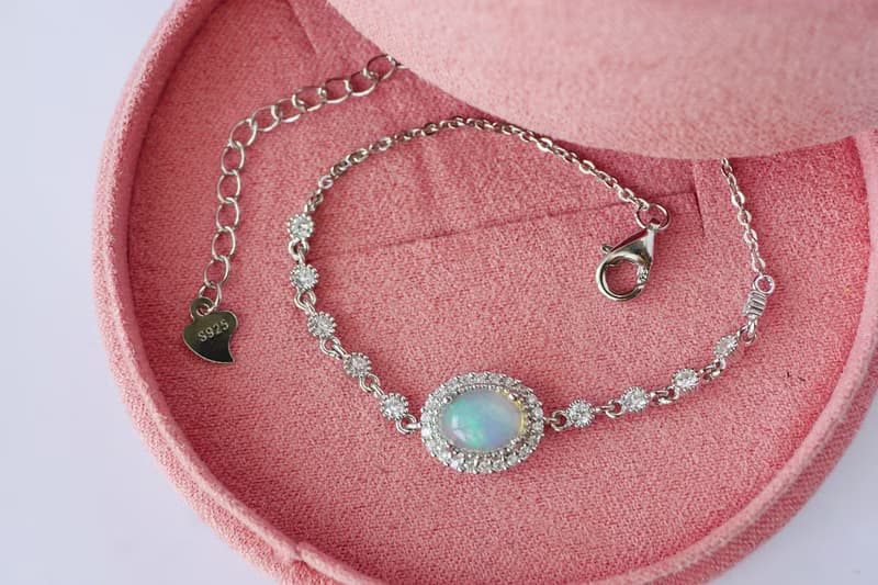 Natural Opal Bracelet Silver925.