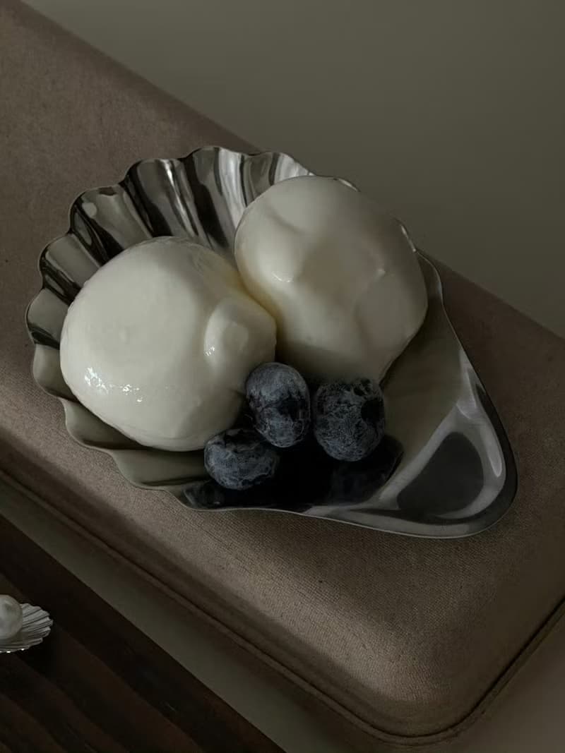 【Table】中古風貝殼盤 304不鏽鋼雙用奶酪板首飾碟