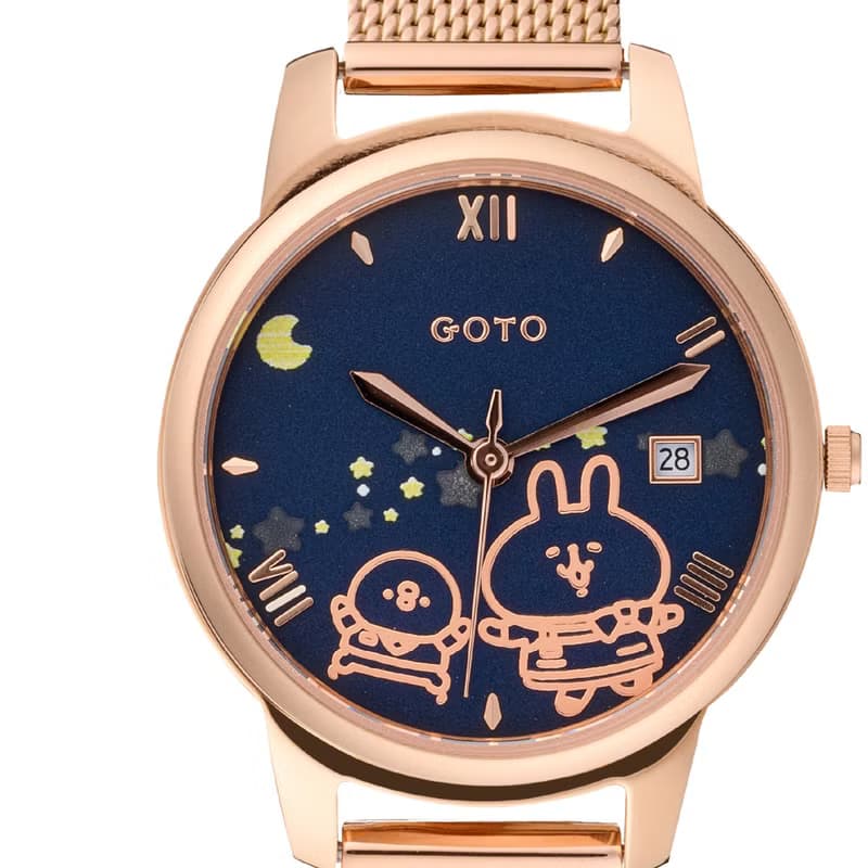 GOTO x 卡娜赫拉的小動物 x 高鐵聯名系列-米蘭帶-深藍色