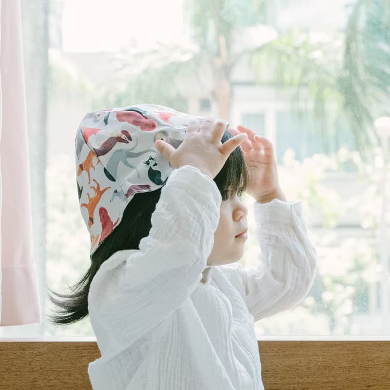 花瓣帽-幼兒/藝術家聯名/印花樂 x Soupy Tang/寵物派對