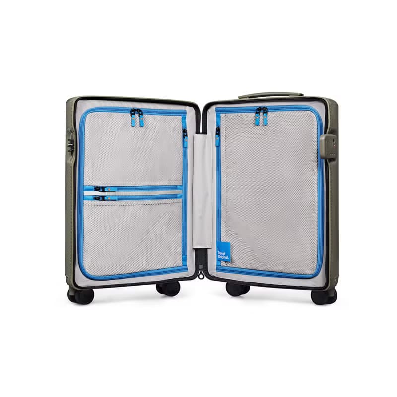 ITO 平原灰 PISTACHIO 2 STRIPED 開心果抗菌行李箱登機托運箱