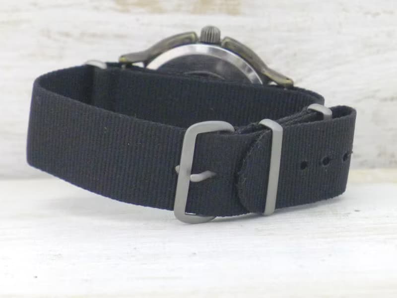 手作り腕時計 MIL-Winding-JB 約36mm手巻きBrass(真鍮)ミリタリーデザイン 手作り腕時計 (BHW131)