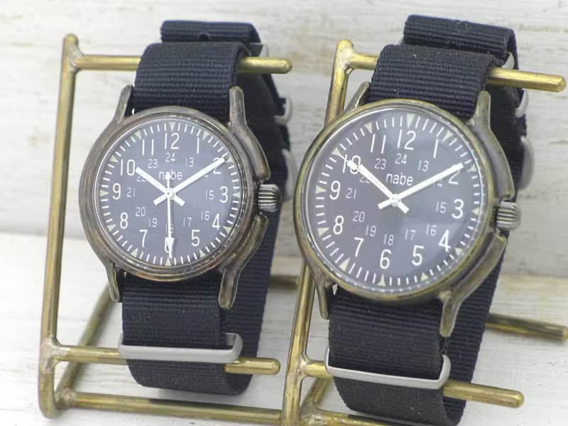 手作り腕時計 MIL-Winding-JB 約36mm手巻きBrass(真鍮)ミリタリーデザイン 手作り腕時計 (BHW131)