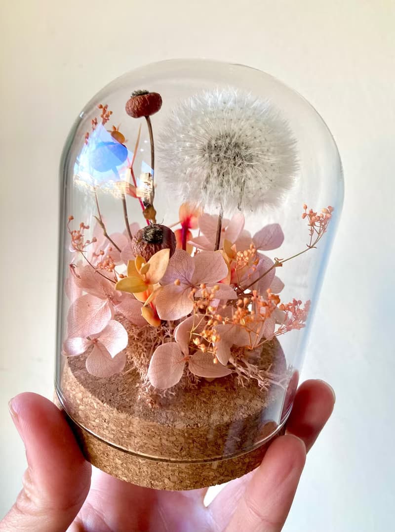 蒲公英之國 ∣永生花玻璃盅∣情人節紀念日∣母親節∣畢業季