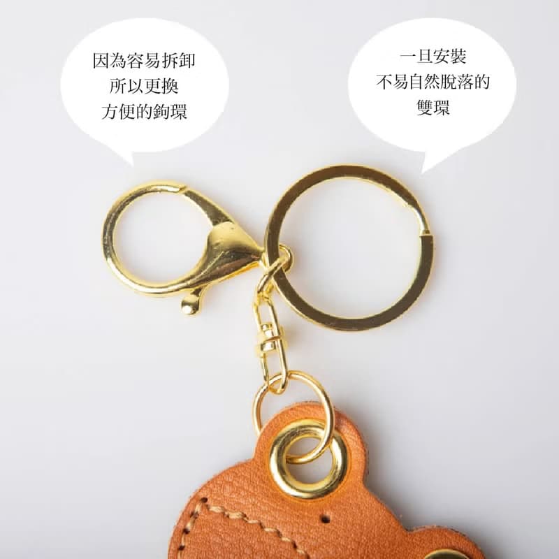 青蛙鑰匙圈 多用途收納包 小錢包 硬幣包 配飾包 真皮 栃木皮革