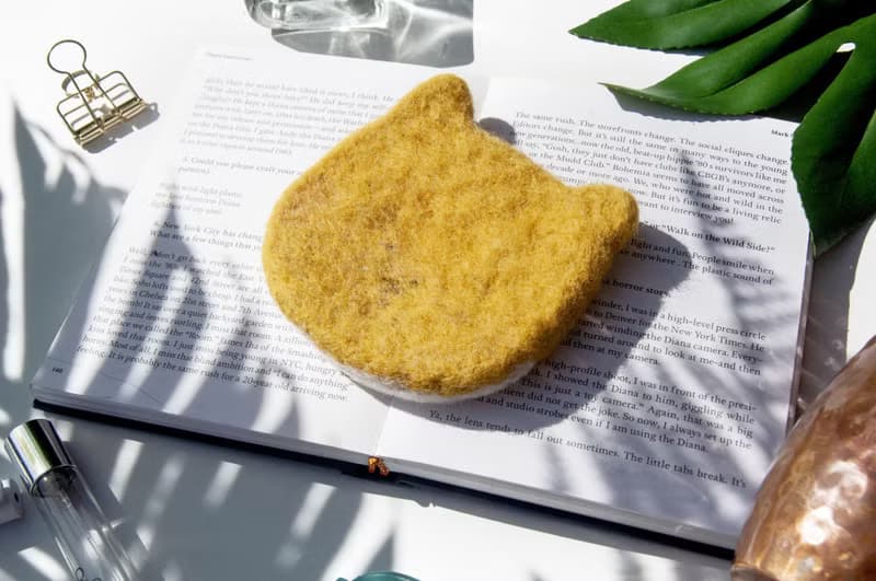 情人節禮物 聖誕交換禮物 羊毛氈吸水杯墊 動物杯墊-柴犬吸水墊