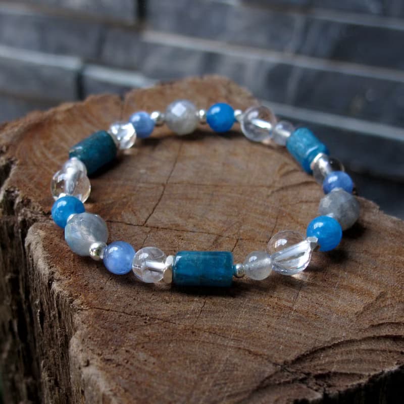 貴人運 ∣ 磷灰石 藍晶石 拉長石 手鍊