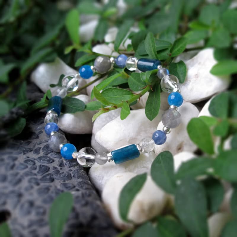 貴人運 ∣ 磷灰石 藍晶石 拉長石 手鍊