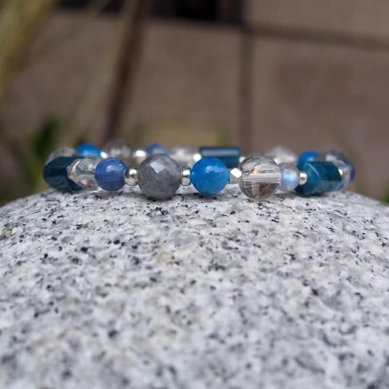 貴人運 ∣ 磷灰石 藍晶石 拉長石 手鍊