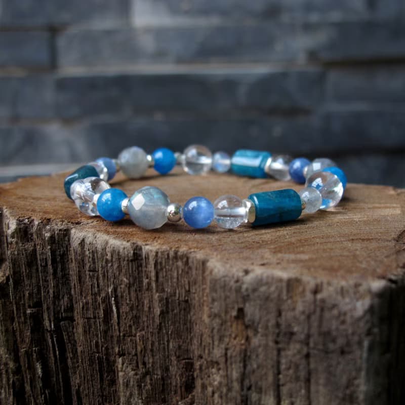 貴人運 ∣ 磷灰石 藍晶石 拉長石 手鍊