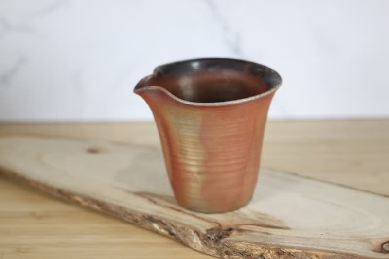 【送禮好物】200ml 天然落灰 柴燒茶海 公道杯 名家葉敏祥手作