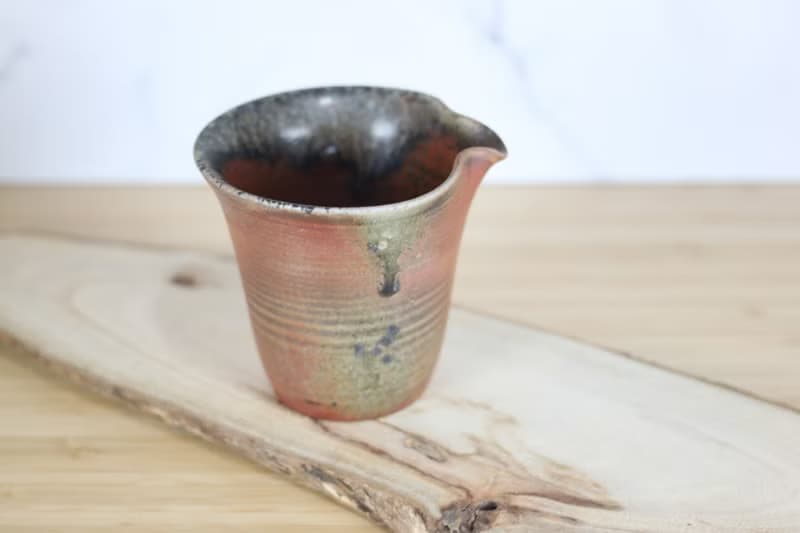 【送禮好物】200ml 天然落灰 柴燒茶海 公道杯 名家葉敏祥手作