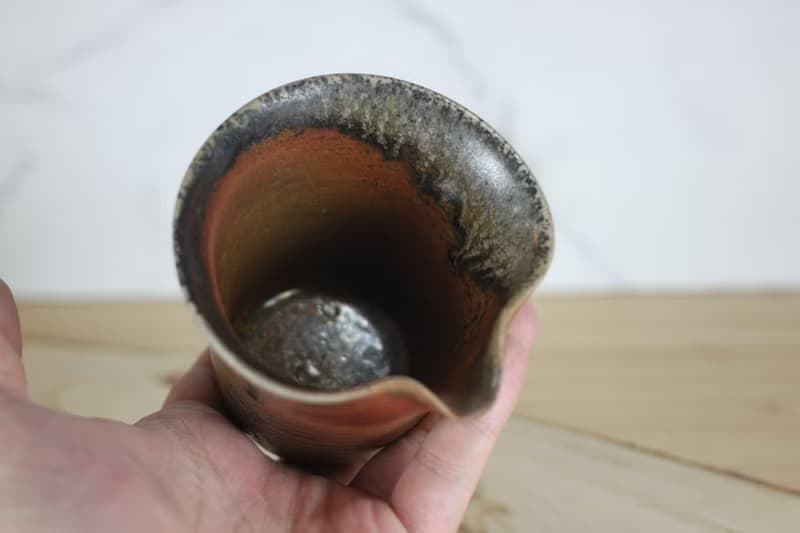 【送禮好物】200ml 天然落灰 柴燒茶海 公道杯 名家葉敏祥手作