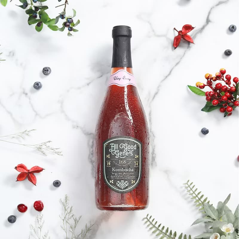 All Good Gene's非常莓好康普茶4瓶/750ml Very Berry