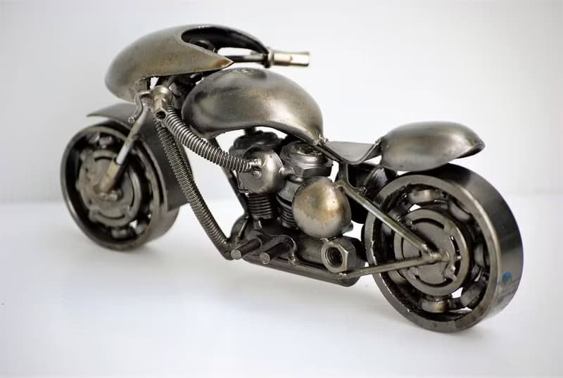 One-Of-A-Kind Christmas Gift Idea, Motorcycle Welding sculptures