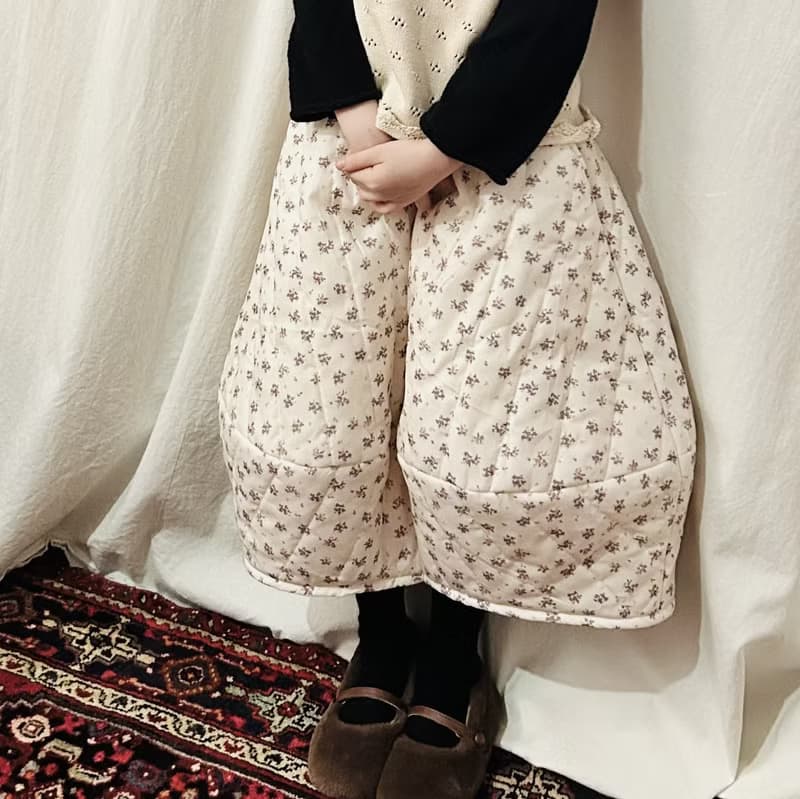 小碎花鋪棉冬裙 / 裙子 半身裙 童裝